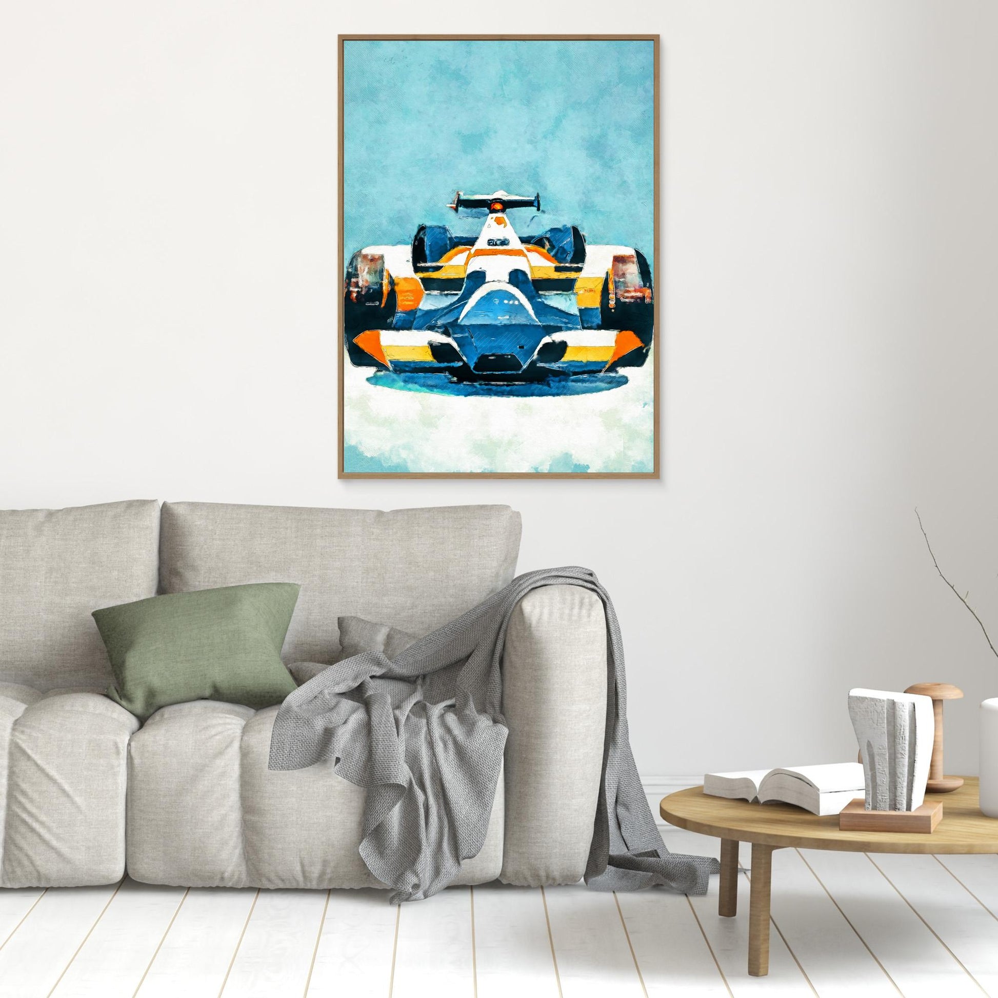 Formula 1 sport art by Justyna Jaszke