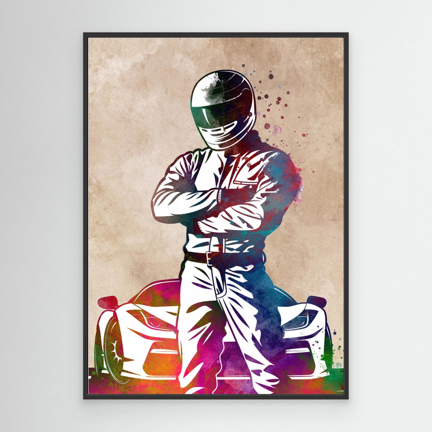 Sport Racing Car art by Justyna Jaszke