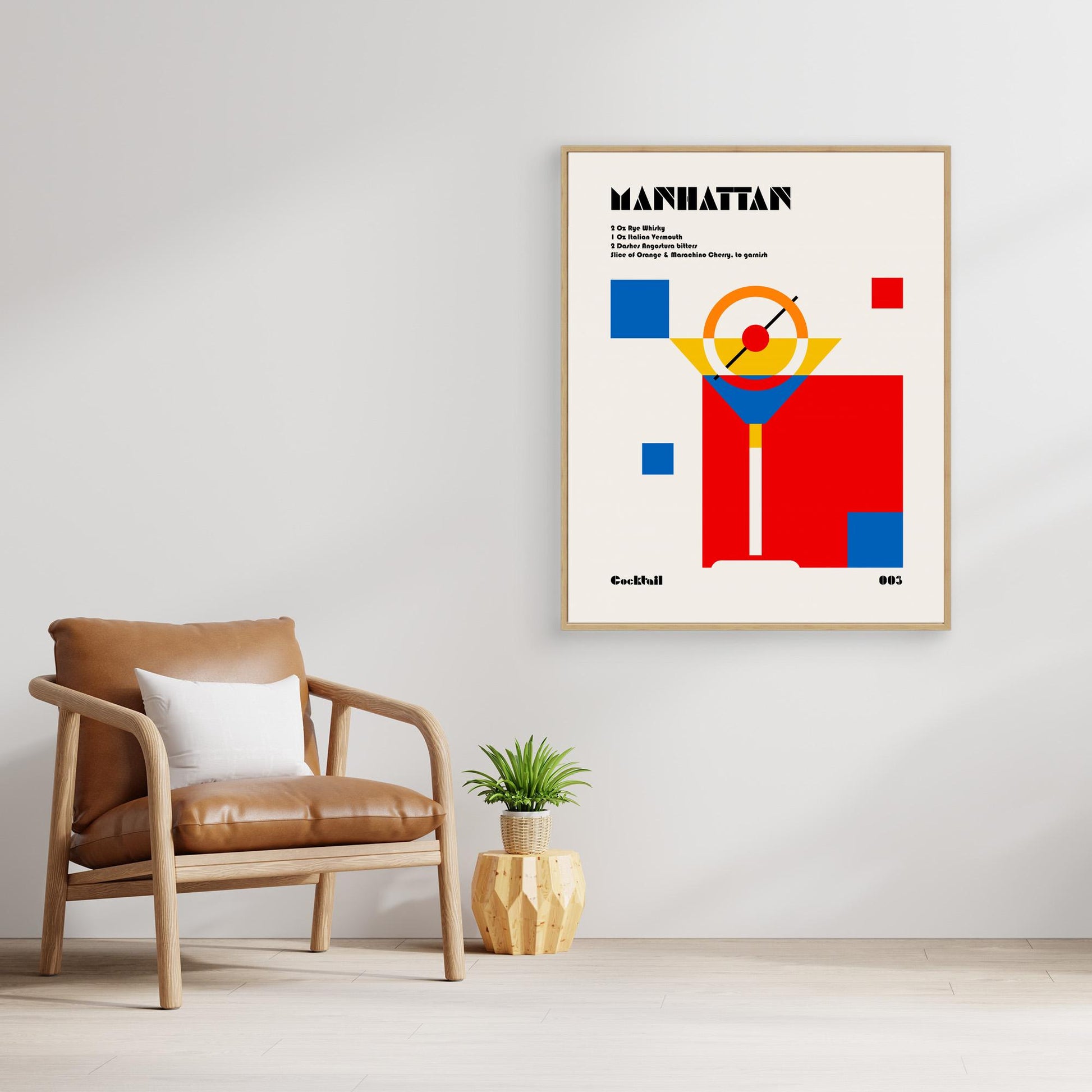 Manhattan Bauhaus Cocktail by Retrodrome