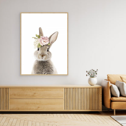 Floral Bunny by Lola Peacock