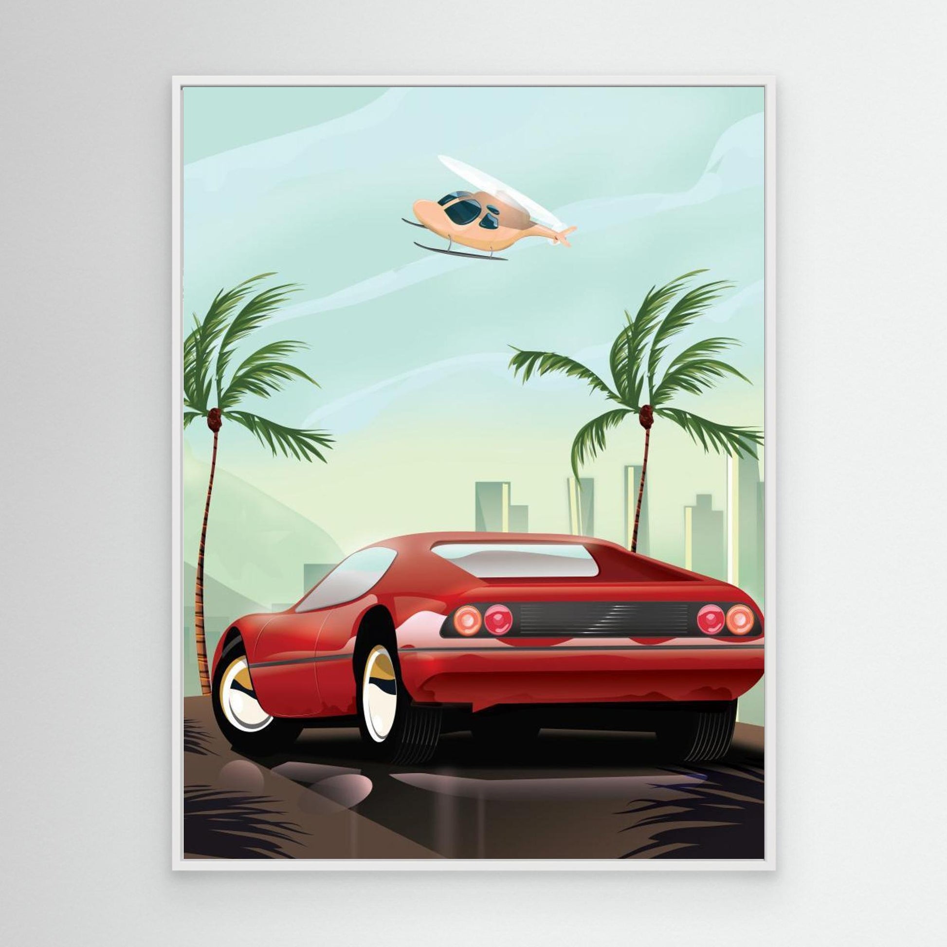 Red Sports Car by Nicholas