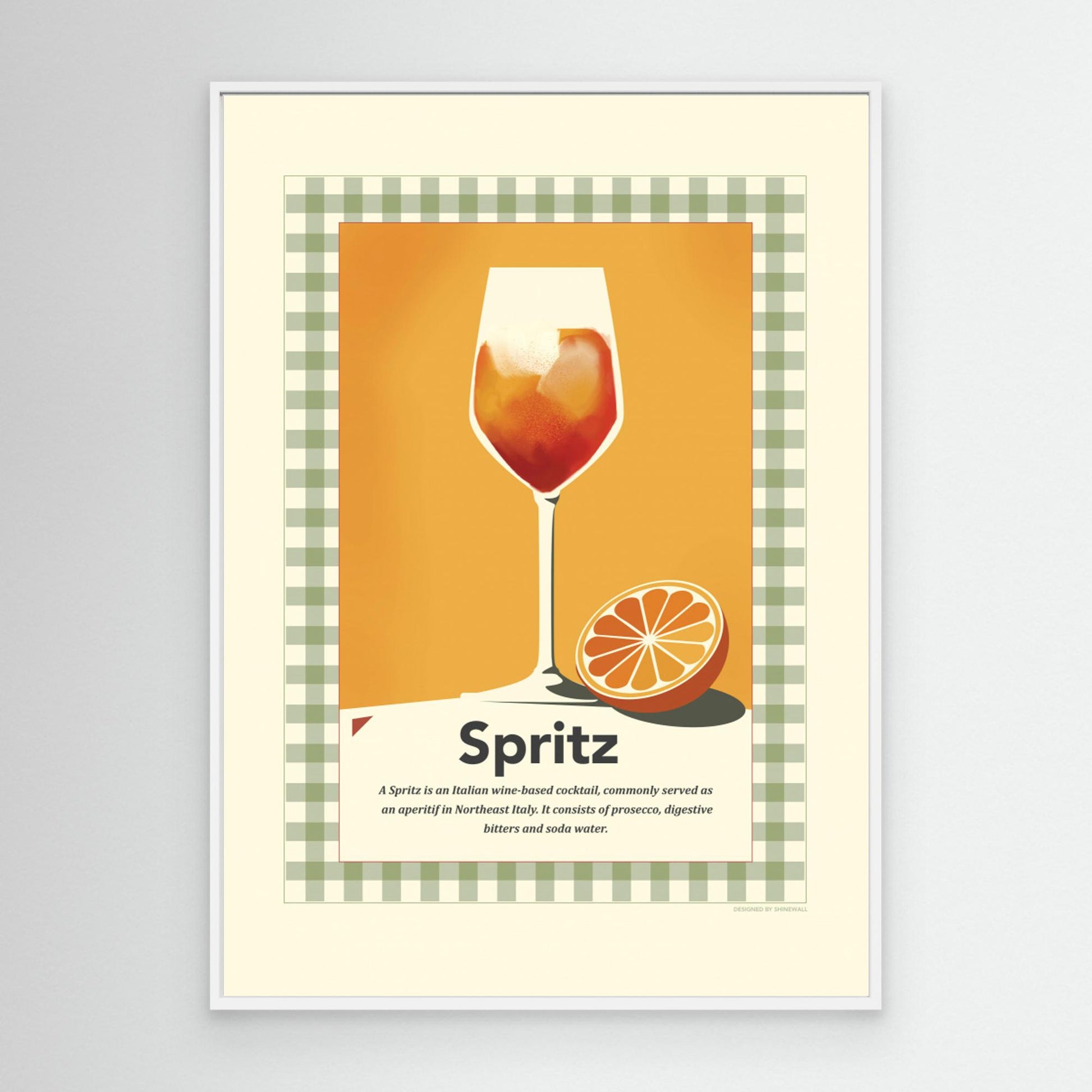 Spritz retro print by Dion Gem
