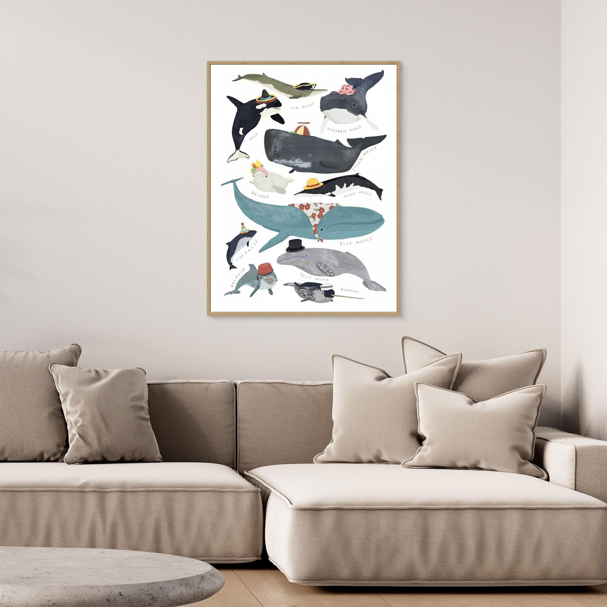 Whales In Hats by Hanna Melin