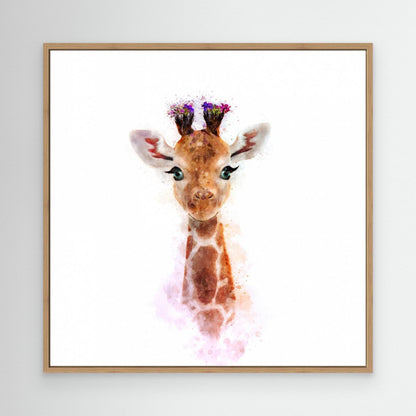 Baby Giraffe by Emel Tunaboylu