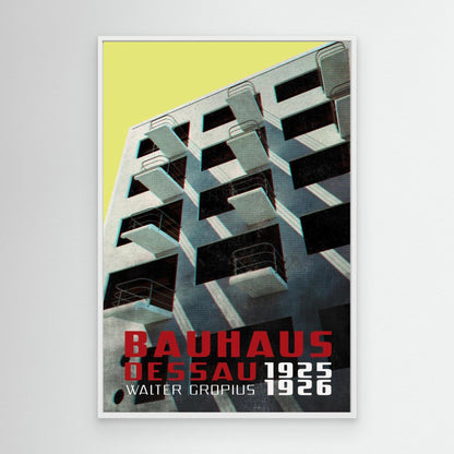 Bauhaus Dessau architecture in vintage magazine style VIII by Rosana Laiz Blursbyai