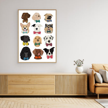 Dog In Bow by Hanna Melin