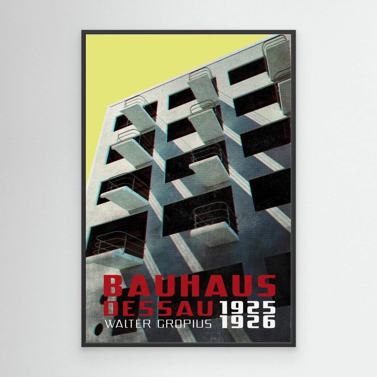 Bauhaus Dessau architecture in vintage magazine style VIII by Rosana Laiz Blursbyai