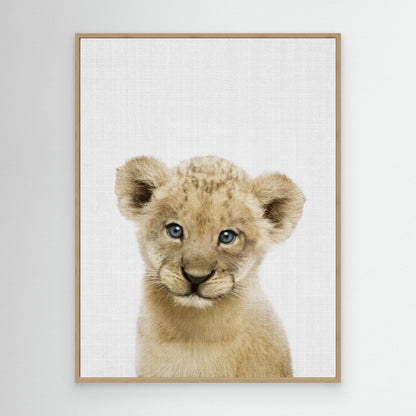 Peekaboo Baby Lion by Lola Peacock