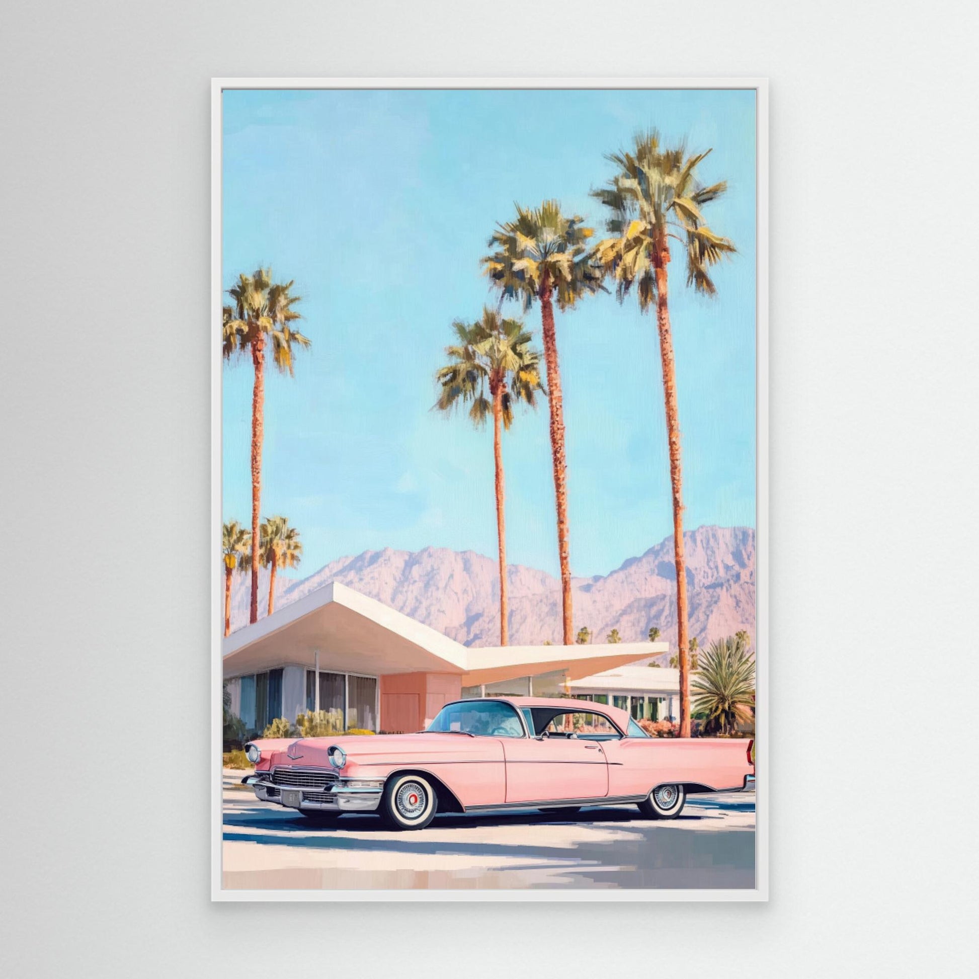 California Vintage Car by Melloi Art Prints